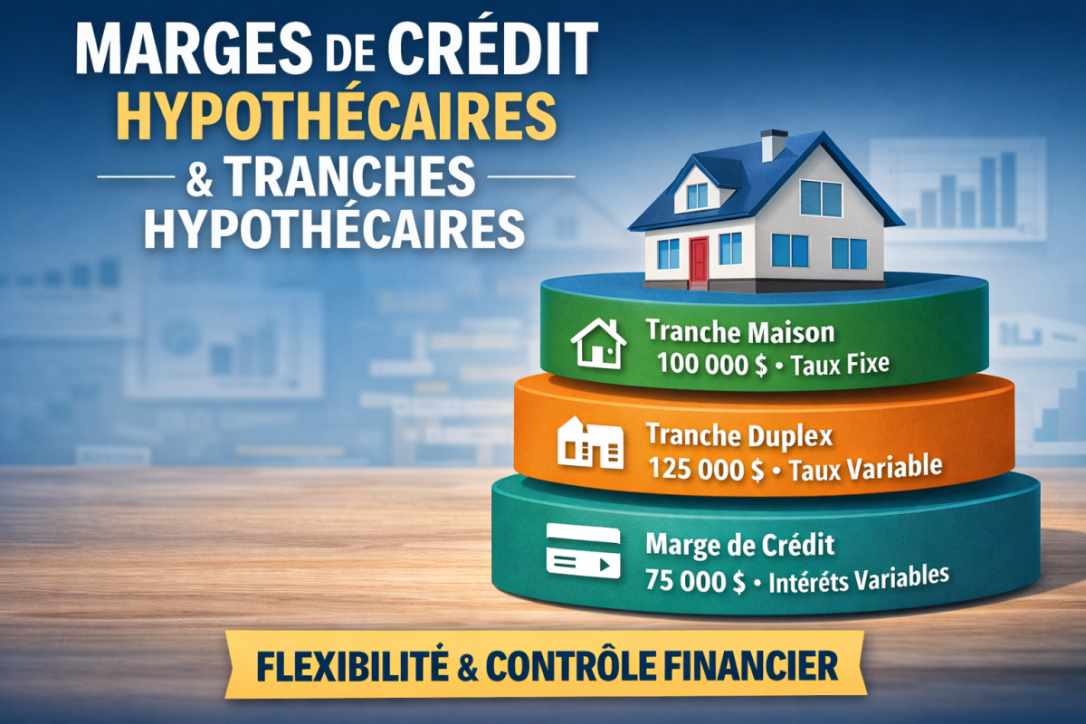Marges de crédit hypothécaire et tranches hypothécaires