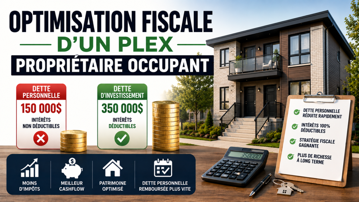 Optimisation fiscale d'un plex propriétaire occupant